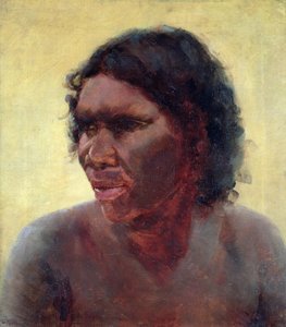 Retrato de um aborígine, c.1895